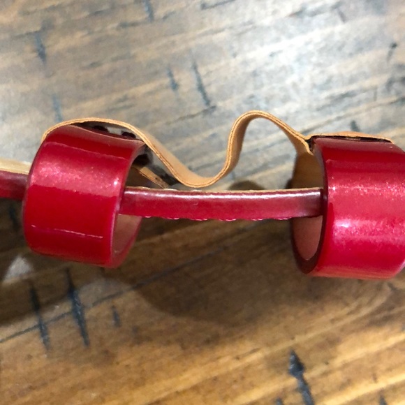 Louis Vuitton Red Monogram Vernis Belt - Picture 7 of 9